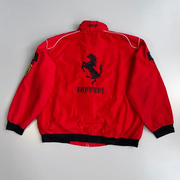 Vintage Ferrari Formula 1 Michael Schumacher Racing Jacket in Red - Picture 6 of 6